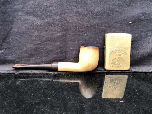 WOW !!!! STUNNING VINTAGE TANGANYIKA MEERSCHAUM PIPE CLEARLY MARKED