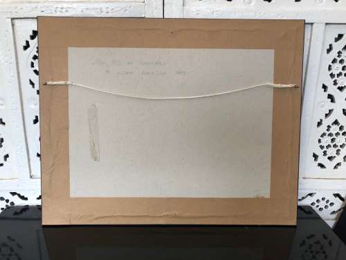 WOW !!! FANTASTIC ORIGINAL WATERCOLOR BY JOHN LITTLEJOHN - SIGNED AND DATED 1927