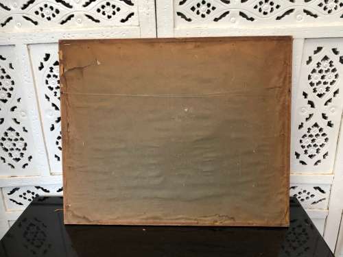 WOW !! STUNNING OLD JOHN FRY ORIGINAL WATERCOLOR LANDSCAPE PAINTING DATED MAY 1950