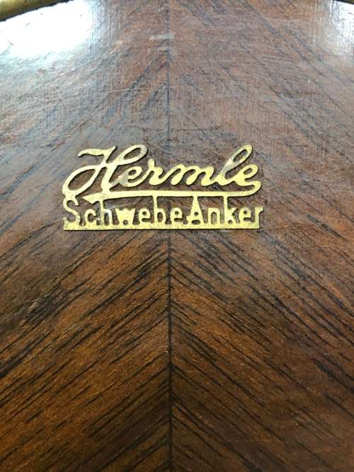 WOW !! STUNNING ART DECO HERMLE ShwebeAnker ORNATE MANTLE CLOCK IN 100% WORKING ORDER - KEY INCLUDED