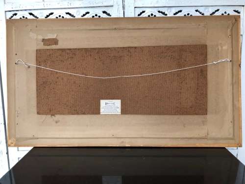 WOW !!! FANTASTIC OLD LARGE OIL PAINTING SIGNED AND FRAMED