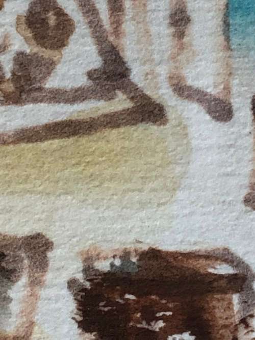 DAVID BOTHA (1921 - 1995) INVESTMENT ART !!! FAMOUS SA ARTIST ORIGINAL WATERCOLOR - DISTRICT SIX