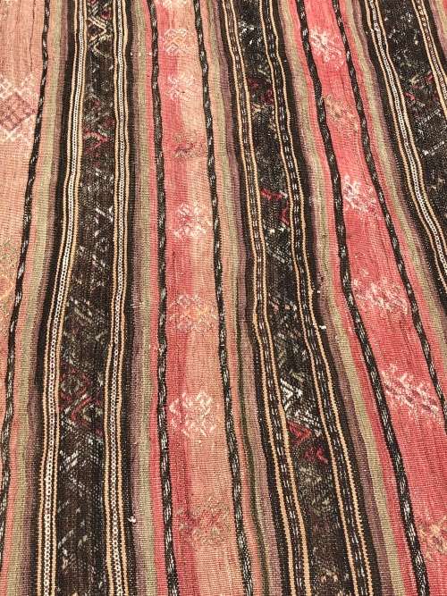 WOW !!! STUNNING PURE WOOL HAND KNOTTED VINTAGE SOUMAK PERSIAN CARPET 1530 X 1230mm