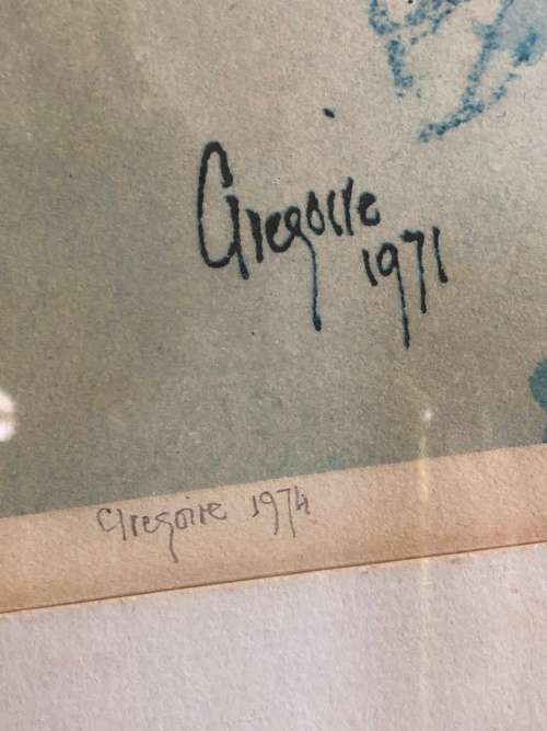 WOW !!! GREGOIRE BOONZAAIER FRAMED LIMITED EDITION PRINT SIGNED IN PENCIL - NUMBERED 341/350