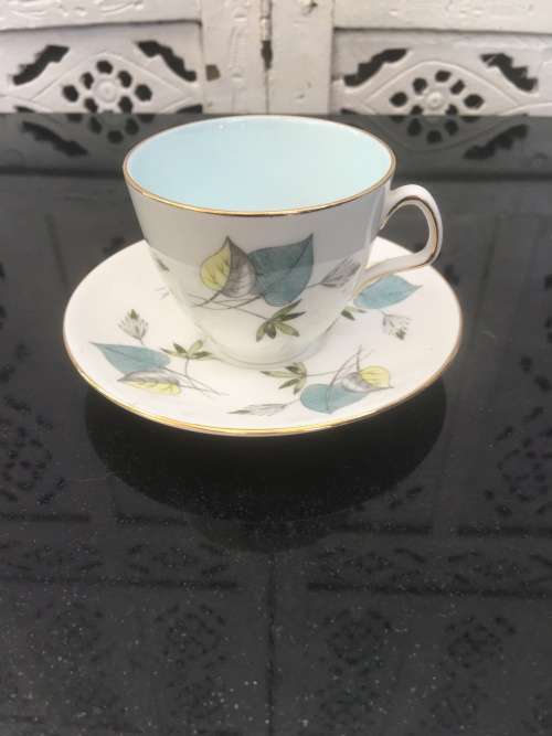 Stunning c1950s  "Hazel Thompson" Foley "Wind Flower Small Tea cup & Saucer