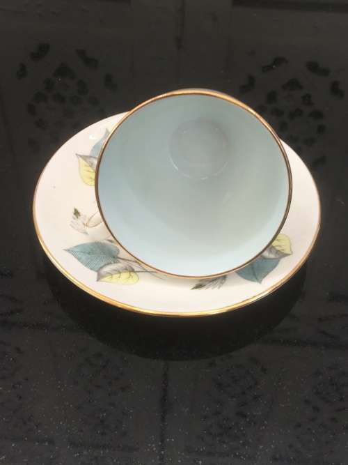 Stunning c1950s  "Hazel Thompson" Foley "Wind Flower Small Tea cup & Saucer