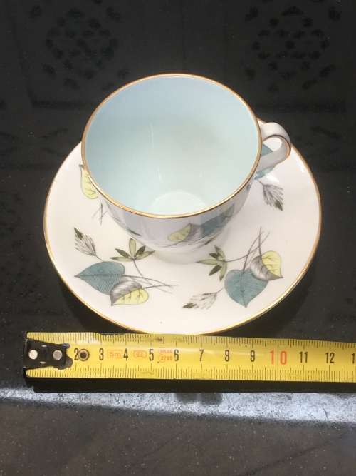 Stunning c1950s  "Hazel Thompson" Foley "Wind Flower Small Tea cup & Saucer
