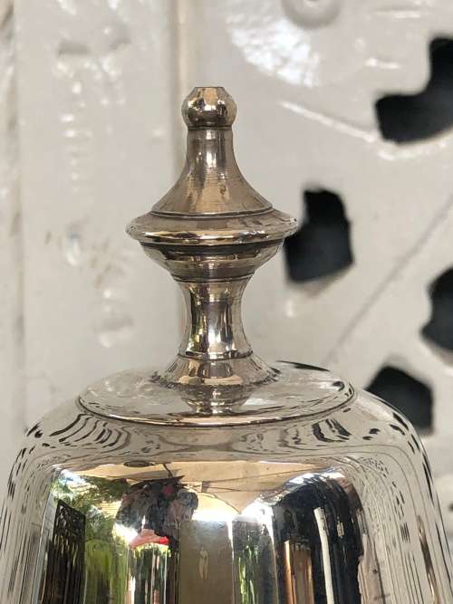 WOW !!! GORGEOUS VINTAGE SILVER PLATED TEA SET ON A SILVER PLATED TWIN HANDLED TRAY