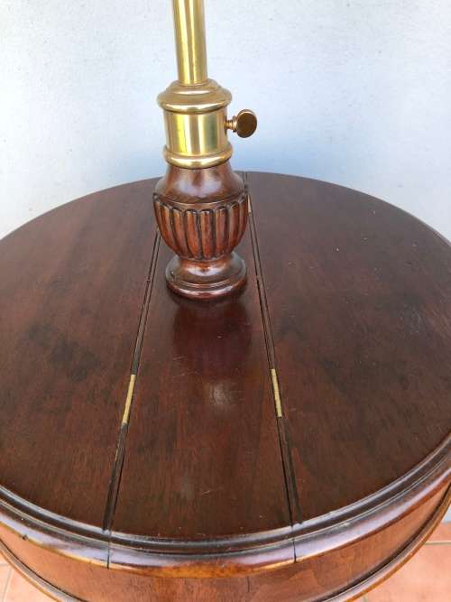 WOW !!! STUNNING EDWARDIAN MAHOGANY GENTLEMAN'S SHAVING MIRROR STAND WITH TWIN STORAGE COMPARTMENTS