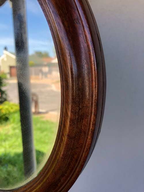 WOW !!! STUNNING EDWARDIAN MAHOGANY GENTLEMAN'S SHAVING MIRROR STAND WITH TWIN STORAGE COMPARTMENTS