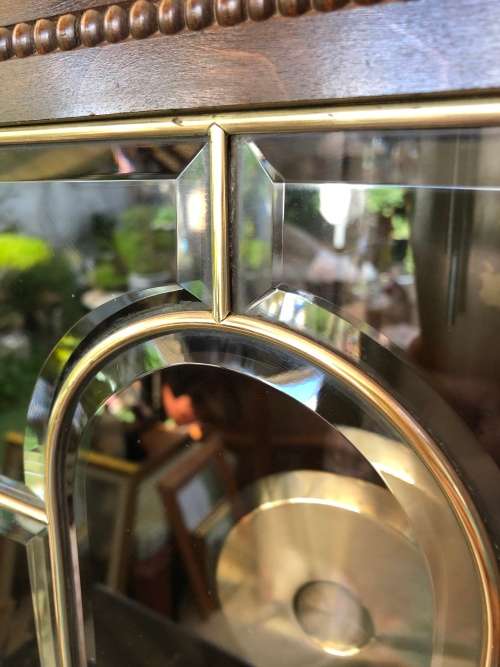 WHAT A BEAUTY !!! ANTIQUE GUSTAV BECKER MAHOGANY CASED WALL CLOCK CIRCA  EARLY 1900's WORKING 100%