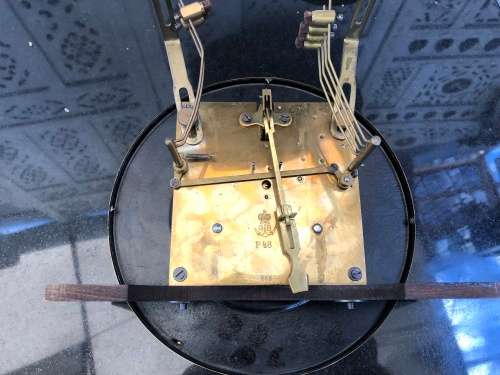 WHAT A BEAUTY !!! ANTIQUE GUSTAV BECKER MAHOGANY CASED WALL CLOCK CIRCA  EARLY 1900's WORKING 100%