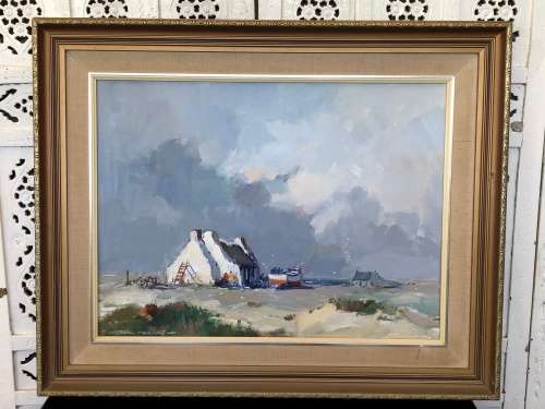 INVESTMENT ART !!!! - WESSEL MARAIS (1935 - 2009) - OIL ON CANVAS PANEL - HIGHLY ACCLAIMED SA ARTIST