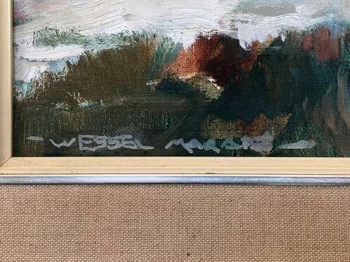 INVESTMENT ART !!!! - WESSEL MARAIS (1935 - 2009) - OIL ON CANVAS PANEL - HIGHLY ACCLAIMED SA ARTIST