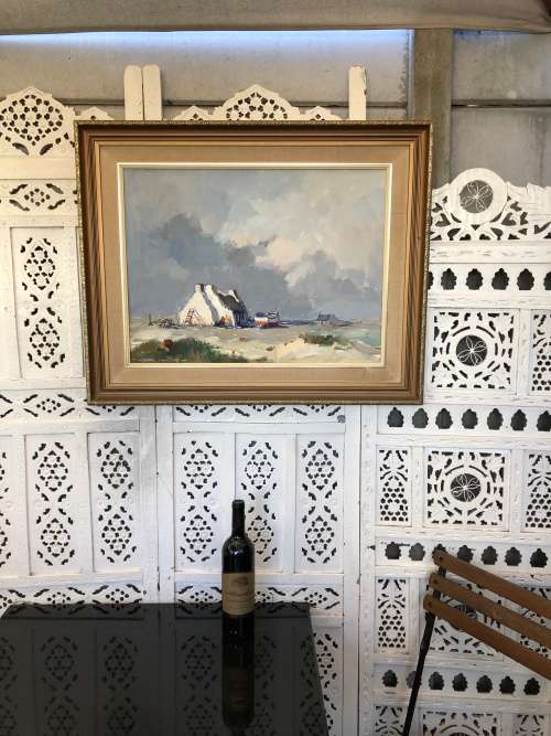 INVESTMENT ART !!!! - WESSEL MARAIS (1935 - 2009) - OIL ON CANVAS PANEL - HIGHLY ACCLAIMED SA ARTIST