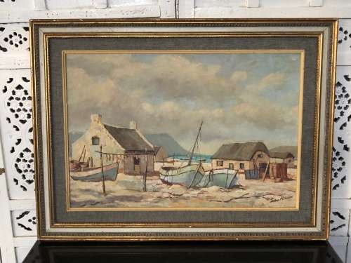 WOW !!! JOHN PATERSON ( SA ARTIST ) LISTED - STUNNING OIL ON BOARD - SIGNED AND FRAMED