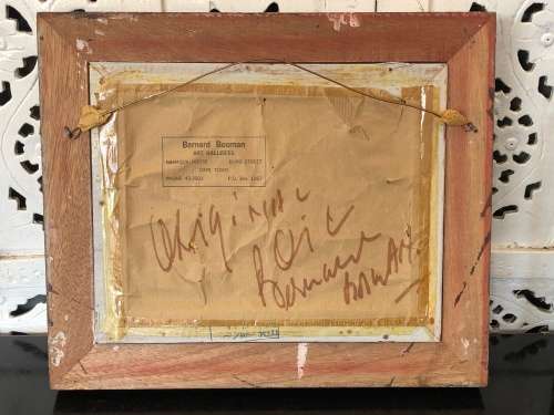 INVESTMENT ART !!! BERNARD BOSMAN (1911 - 1981) STUNNING GILT FRAMED OIL ON BOARD LANDSCAPE