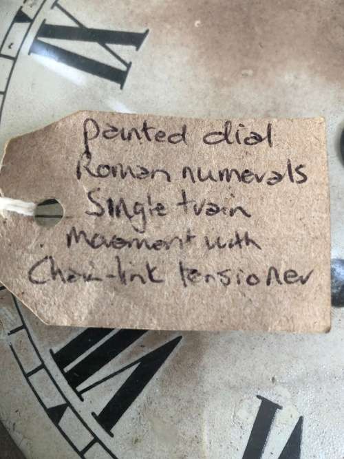 WOW !! STUNNING 1860's MAHOGANY CASED FUSEE MOVEMENT STATION CLOCK - WORKING 100%