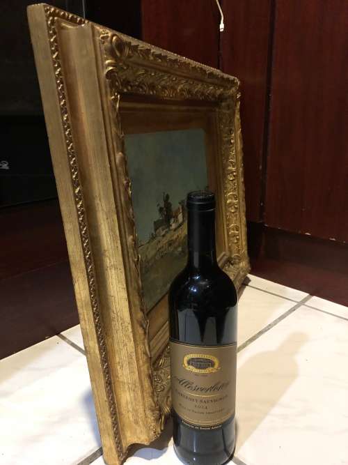 INVESTMENT ART !! TITTA FASCIOTTI (SA 1927-1993) STUNNING OIL ON BOARD LANDSCAPE - SIGNED AND FRAMED