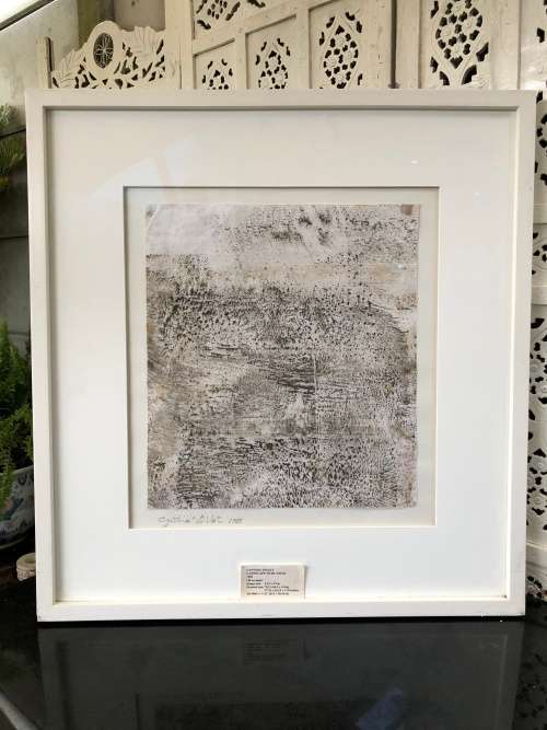 INVESTMENT ART !! CYNTHIA VILLET (1934 - 2018) SA 20th CENTURY FRAMED OIL ON PAPER - AUTHENTICATED