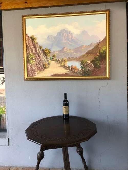 INVESTMENT ART !!! SA ARTIST HENDRICK CLOETE MASSIVE FRAMED OIL ON CANVAS