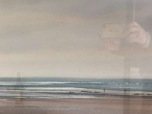 INVESTMENT ART !! SA ARTIST GORDON LEGG LARGE ORIGINAL FRAMED WATERCOLOR