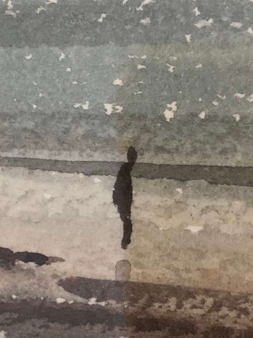 INVESTMENT ART !! SA ARTIST GORDON LEGG LARGE ORIGINAL FRAMED WATERCOLOR