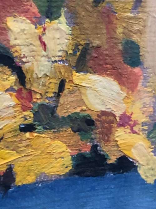 STUNNING JOHN H MANTELL ORIGINAL STILL LIFE OIL ON BOARD  PAINTING - FRAMED AND SIGNED - A BEAUTY