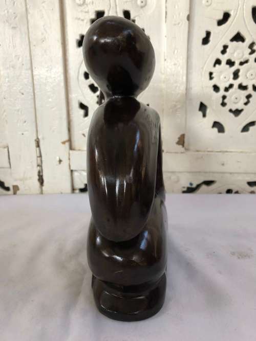 WOW !!! STUNNING ABSTRACT BRONZE FIGURE OF THE THINKING MAN - UNSIGNED