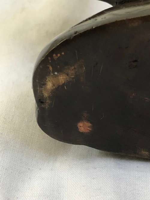 WOW !!! STUNNING ABSTRACT BRONZE FIGURE OF THE THINKING MAN - UNSIGNED