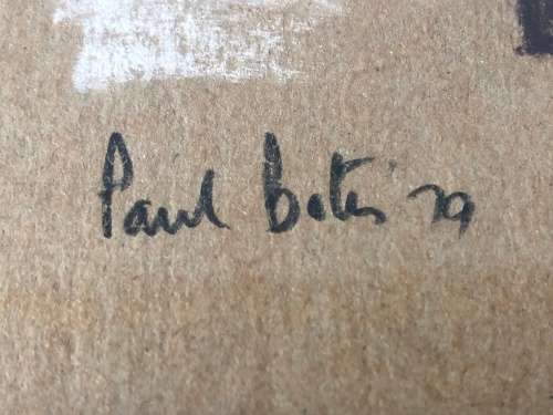 INVESTMENT ART !! PAUL BOTES (1940 - ) ORIGINAL FRAMED PASTEL ON PAPER - TITLED ARNISTON DATED 1979