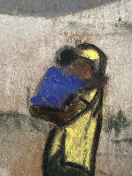 INVESTMENT ART !! PAUL BOTES (1940 - ) ORIGINAL FRAMED PASTEL ON PAPER - TITLED ARNISTON DATED 1979