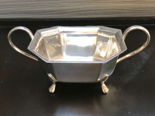 WOW !! STUNNING SILVER PLATED OPEN SUGAR BOWL - MADE IN ENGLAND