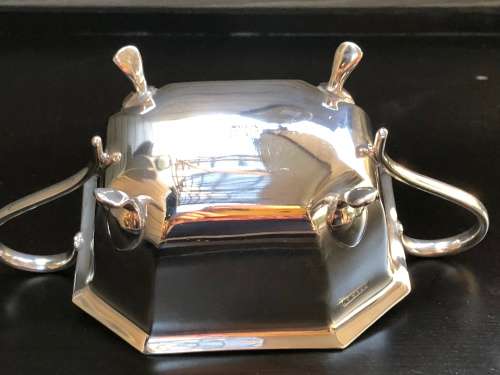 WOW !! STUNNING SILVER PLATED OPEN SUGAR BOWL - MADE IN ENGLAND
