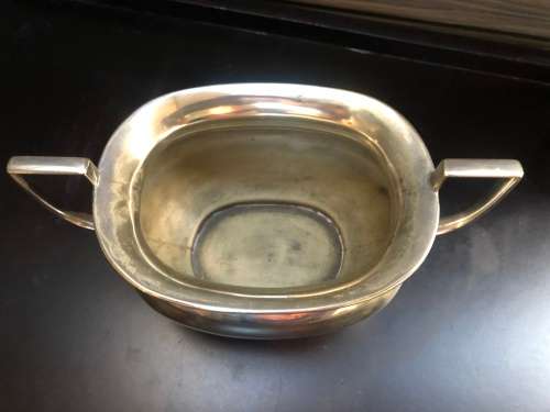 WOW !! STUNNING SILVER PLATED OPEN SUGAR BOWL - CLEARLY MARKED