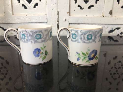 2 Delightful Vintage Royal Albert Bone China England, small coffee cups