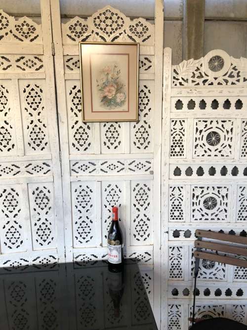 BEAUTIFUL M. STORM ORIGINAL STILL LIFE OF FLOWERS WATERCOLOR - FRAMED , SIGNED