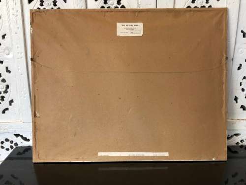 INVESTMENT ART !!!! PIERRE VOLSCHENK (1926 - ) FRAMED WATERCOLOR UNSIGNED BUT NOTED ON THE REVERSE