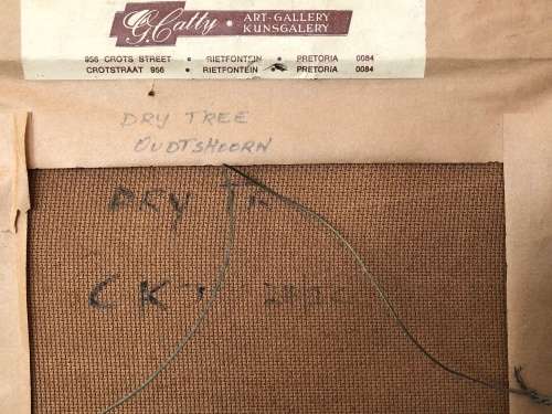 INVESTMENT ART !!! GIUSEPPE CATTY (CATARUZZA)  (SA 1914 - 1994) OIL ON BOARD - AWESOME FRAME