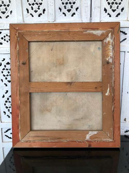 WOW !!! STUNNING FRAMED OIL ON CANVAS STILL LIFE OF FLOWERS BY SIMONE GAST DATED 1960