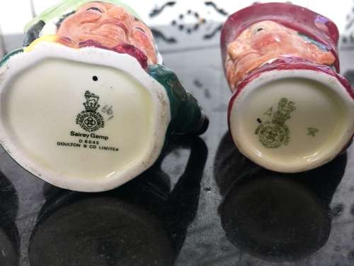 Lot 5 Rare Royal Doulton  Relief Moulded Porcelain small Jugs