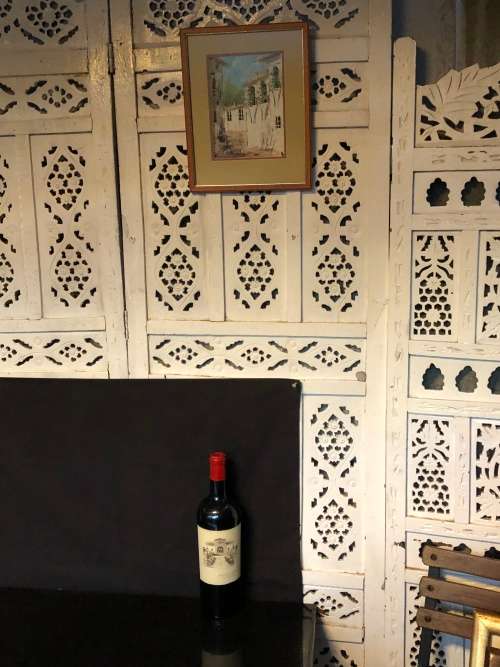 WOW !!! CUTE FRAMED OIL ON BOARD TUSCAN SCENE - SIGNED BUT ILLEGIBLE