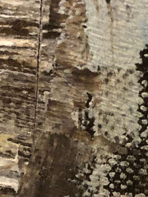 WOW !!! CUTE FRAMED OIL ON BOARD TUSCAN SCENE - SIGNED BUT ILLEGIBLE