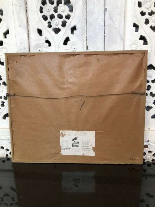 INVESTMENT ART !! DAVID WHEILDON OOSTHUIZEN (1946 - ) WATERCOLOR TITLED "HOUSE IN DORP STREET"