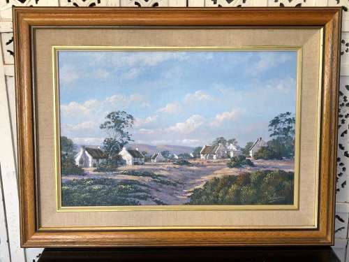 MATT LOUWRENS (1936 - ) - FAMOUS LISTED SA ARTIST - STUNNING OIL PAINTING IN A GORGEOUS FRAME