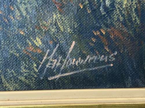 MATT LOUWRENS (1936 - ) - FAMOUS LISTED SA ARTIST - STUNNING OIL PAINTING IN A GORGEOUS FRAME