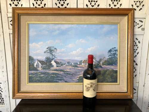 MATT LOUWRENS (1936 - ) - FAMOUS LISTED SA ARTIST - STUNNING OIL PAINTING IN A GORGEOUS FRAME