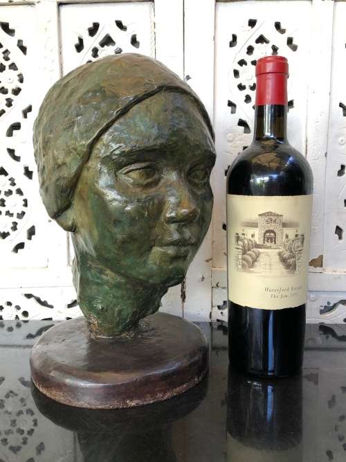 WOW !!! STUNNING HEAVY BRONZE SCULPTURE OF A WOMANS HEAD WEIGHING 8 Kg's - UNSIGNED