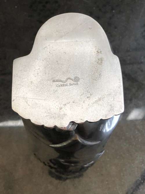 WOW !!! VINTAGE CARROL BOYES SUMO VASE - VALUE R2100.00 - EXCELLENT CONDITION