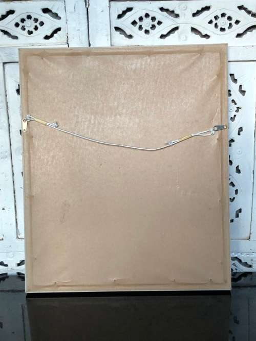 INVESTMENT ART !! SALOME HOLLOWAY (1964 - SA 20th CENTURY) FRAMED MIXED MEDIA ON BOARD - "RAW WORKS"